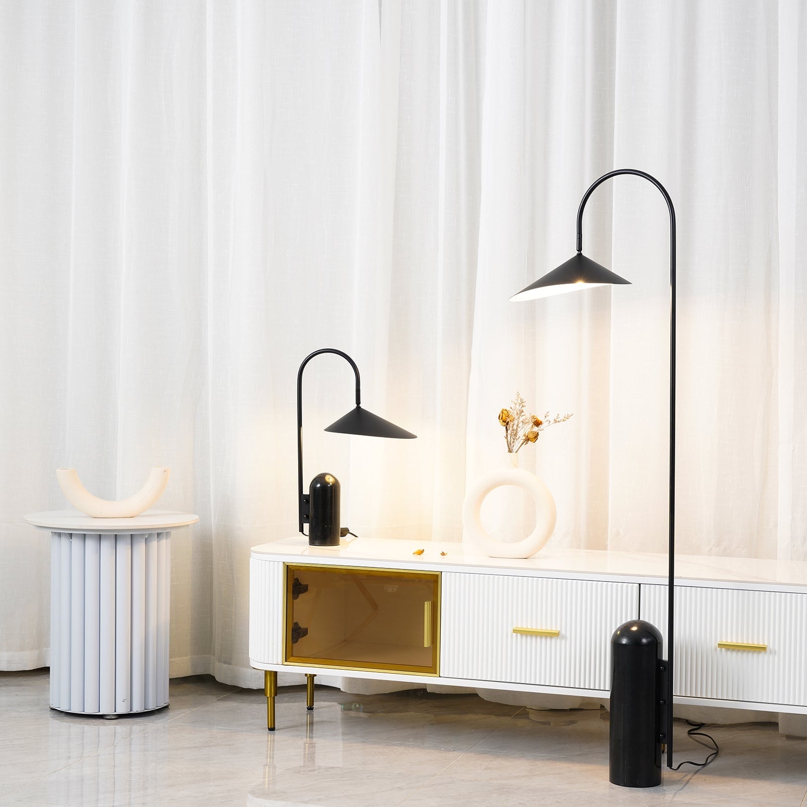 Modern Floor Lamp Living Room Lamp Black Floor Lamp Minimalist - Image 22