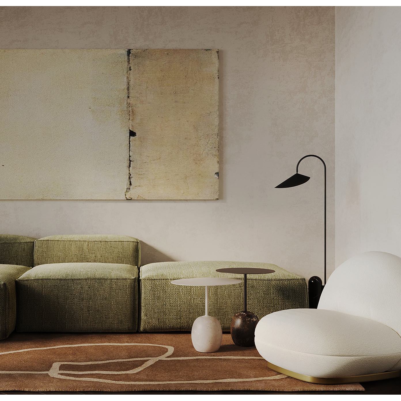 Modern Floor Lamp Living Room Lamp Black Floor Lamp Minimalist - Image 37