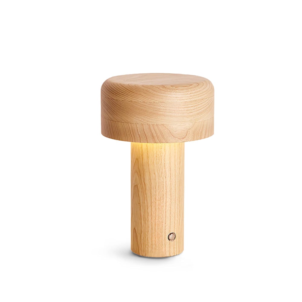 Modern Table Lamp LED Table Lamp Wooden Touch Control Lamp Minimalist - Image 1