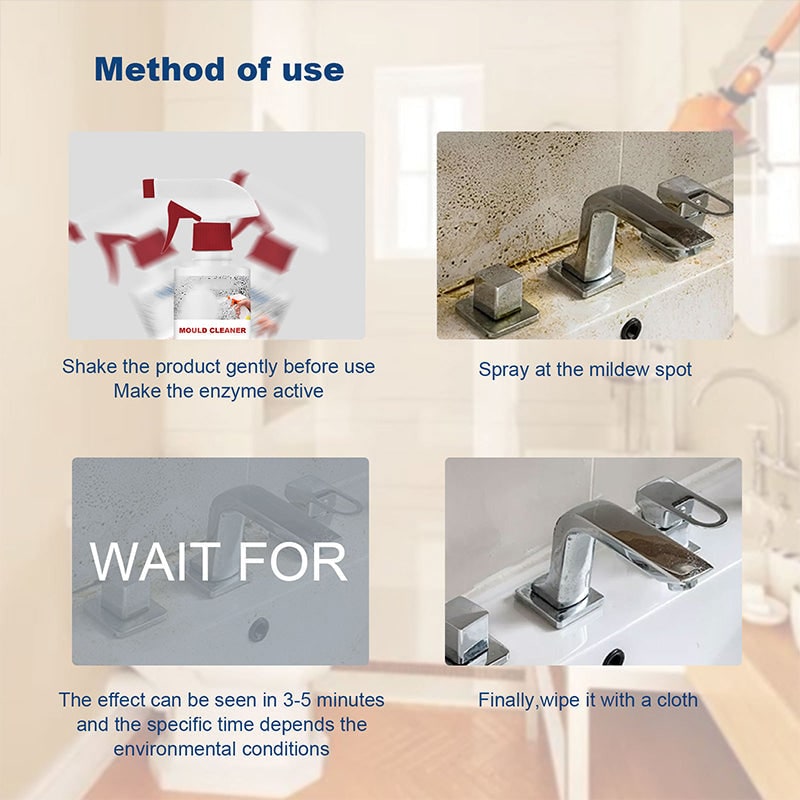 Mold and Mildew Remover Professional Stain Spray with Trigger Nozzle - Image 7