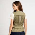 Lightweight Stylish Summer Vest with Multiple Pockets - Functional Design