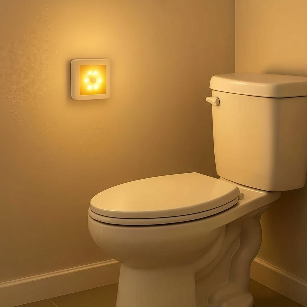Motion Activated Night Light Detection LED Sensor Wireless Battery Operated Portable - Image 1