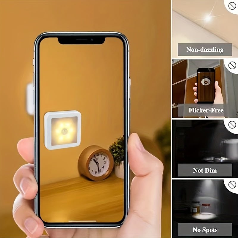 Motion Activated Night Light Detection LED Sensor Wireless Battery Operated Portable - Image 4