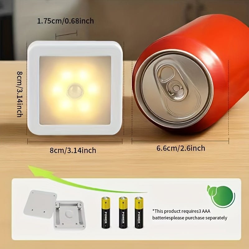 Motion Activated Night Light Detection LED Sensor Wireless Battery Operated Portable - Image 5
