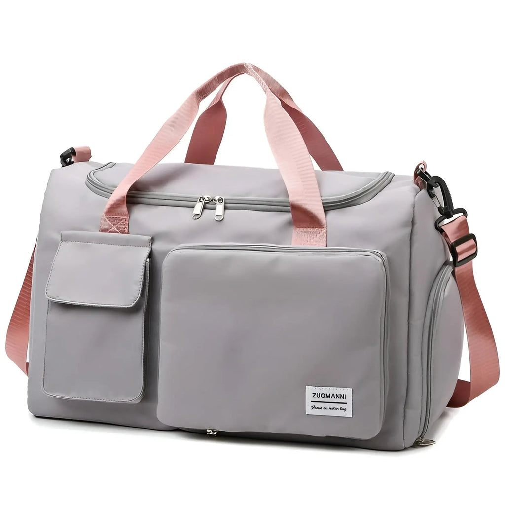 Spacious Waterproof Travel Bag for Weekend Trips – Large Carry Bag for Holidays, Gym and Short Getaways