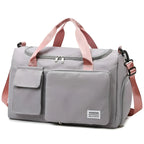 Spacious Waterproof Travel Bag for Weekend Trips – Large Carry Bag for Holidays, Gym and Short Getaways