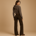 Timeless Women's Leopard Print Jeans - Stylish & Comfortable
