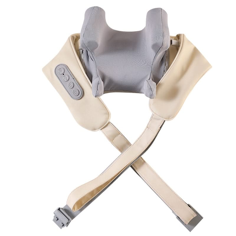 Neck Massager for Sore and Shoulders with Heat Stretch Relief Wearable Electric Shiatsu - Image 2