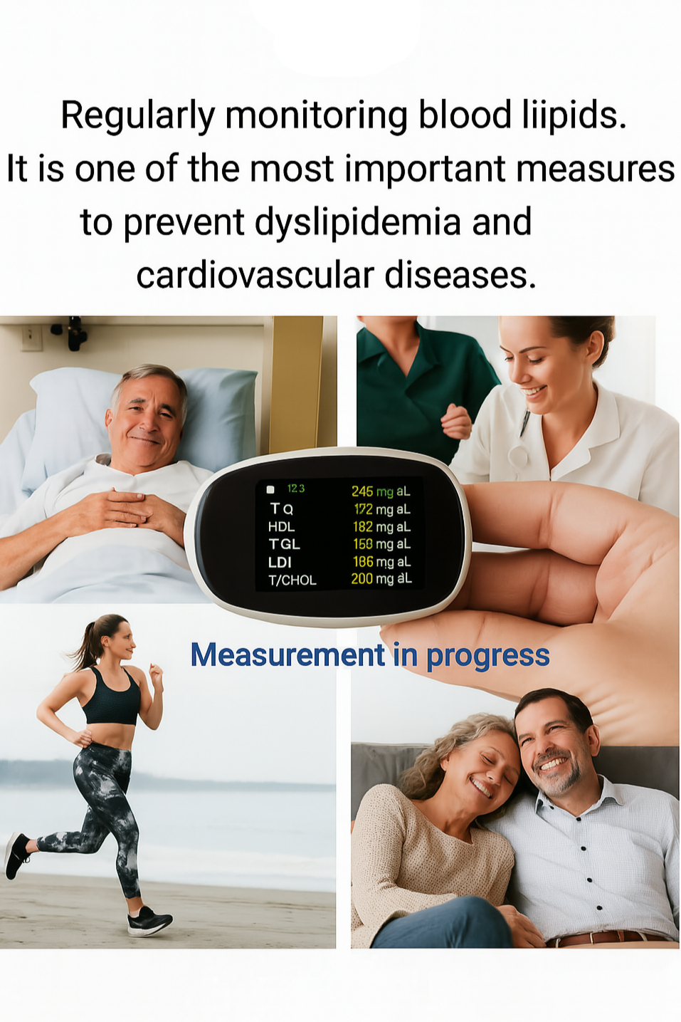 Non Invasive Glucometer Glucose Monitor Portable Fingertip Digital Display - Image 10