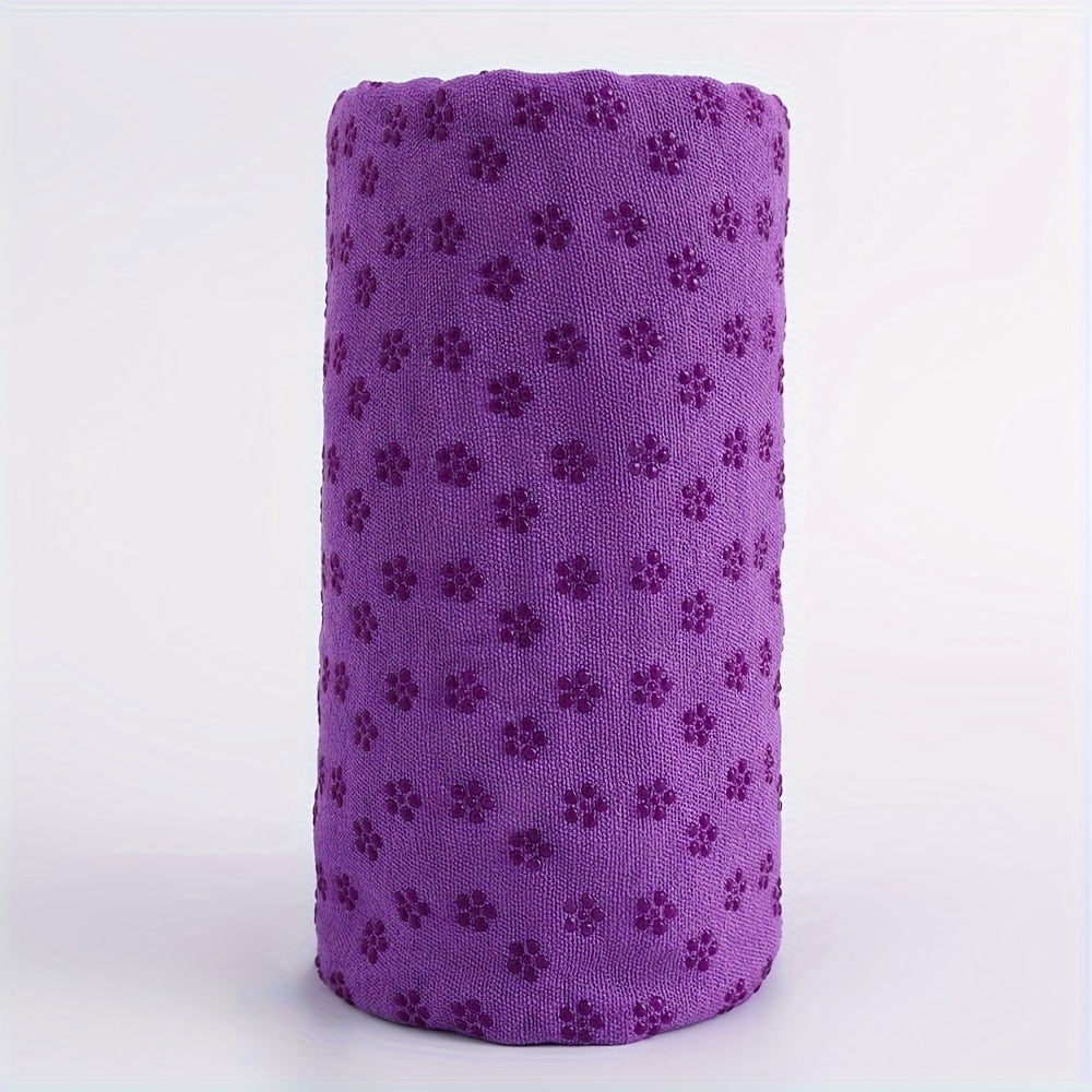 Non Slip Microfiber Yoga Towel Silicone Grip Foldable Washable Portable Travel - Image 11