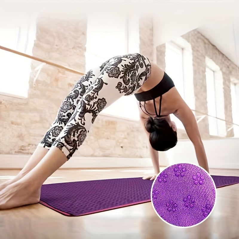 Non Slip Microfiber Yoga Towel Silicone Grip Foldable Washable Portable Travel - Image 3