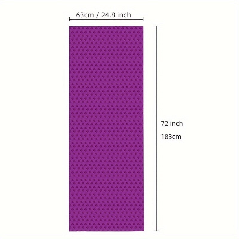 Non Slip Microfiber Yoga Towel Silicone Grip Foldable Washable Portable Travel - Image 5