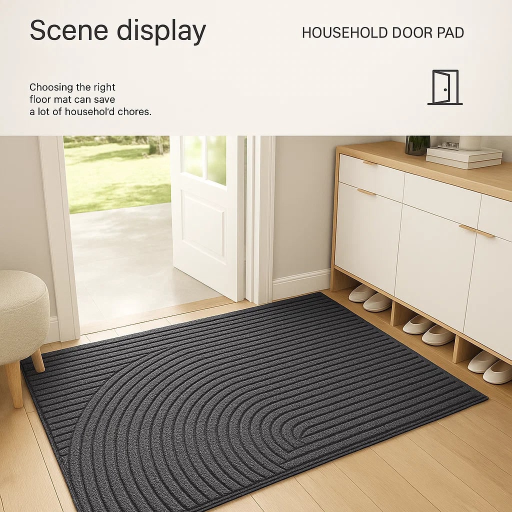 Non-Slip Outdoor Mat Rug with Rubber Backing for Indoor Use - Image 9