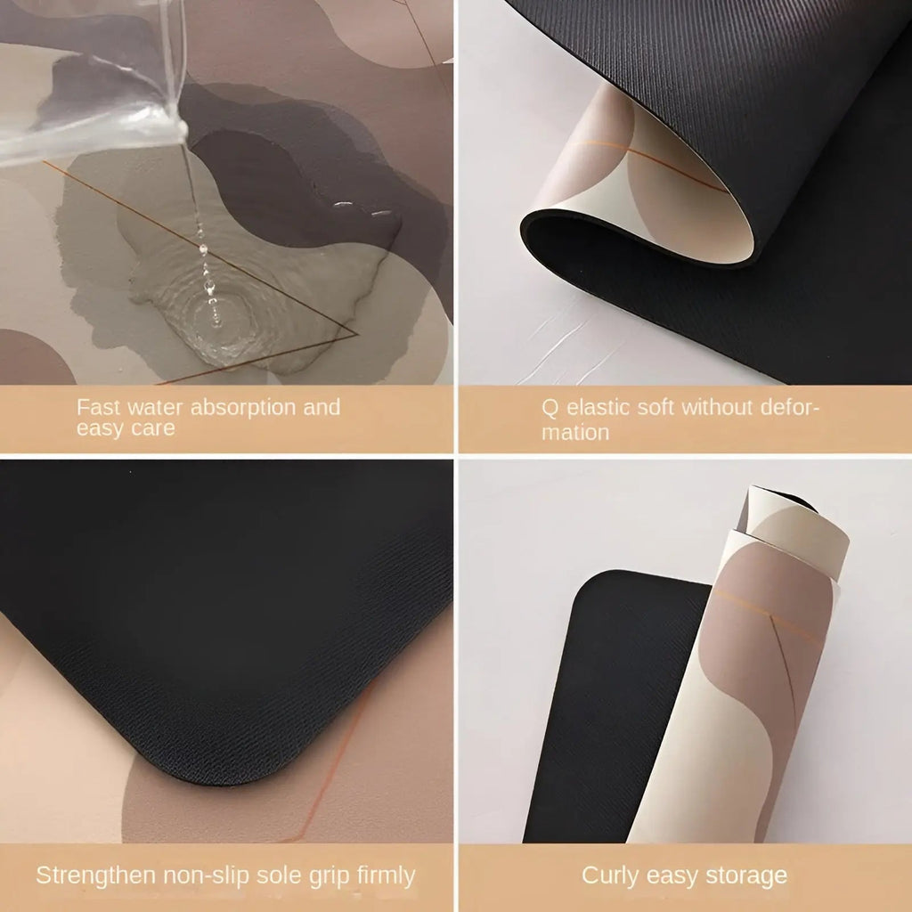 Fast-Drying Ultra-Absorbent Non-Slip Kitchen Mat - SplashEase