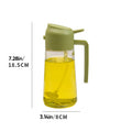 Oil Dispenser Bottle and Sprayer with Glass Construction and Handle - Image 13