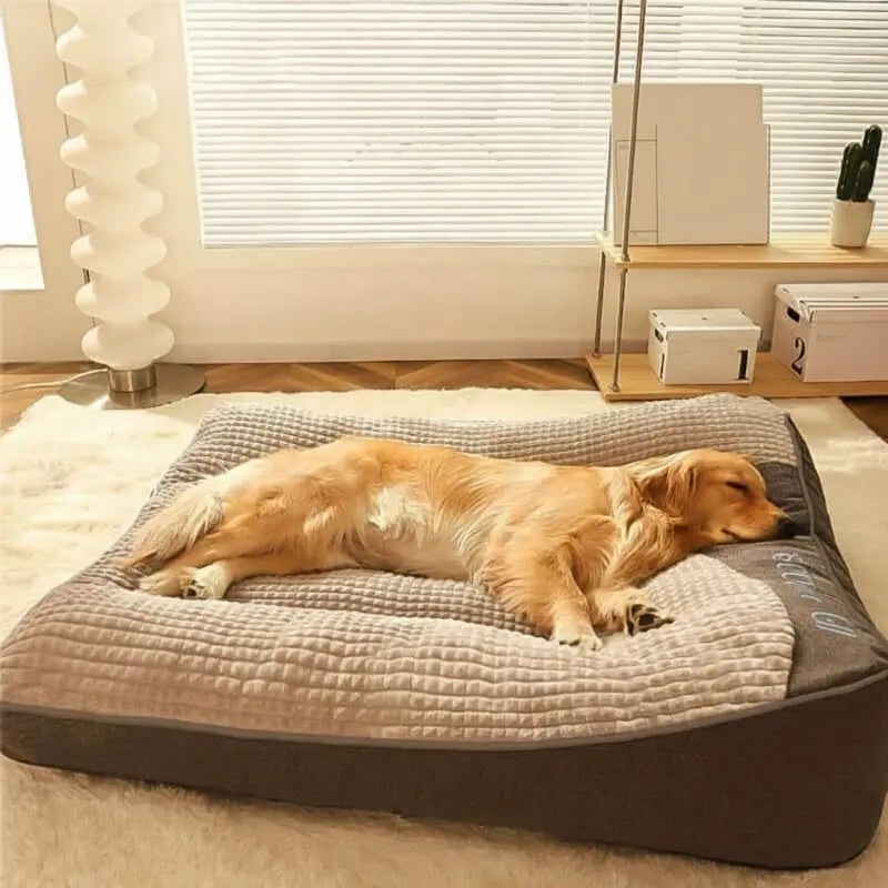Orthopedic Dog Bed Large Pet With Bolster With Removable Cover - Image 2
