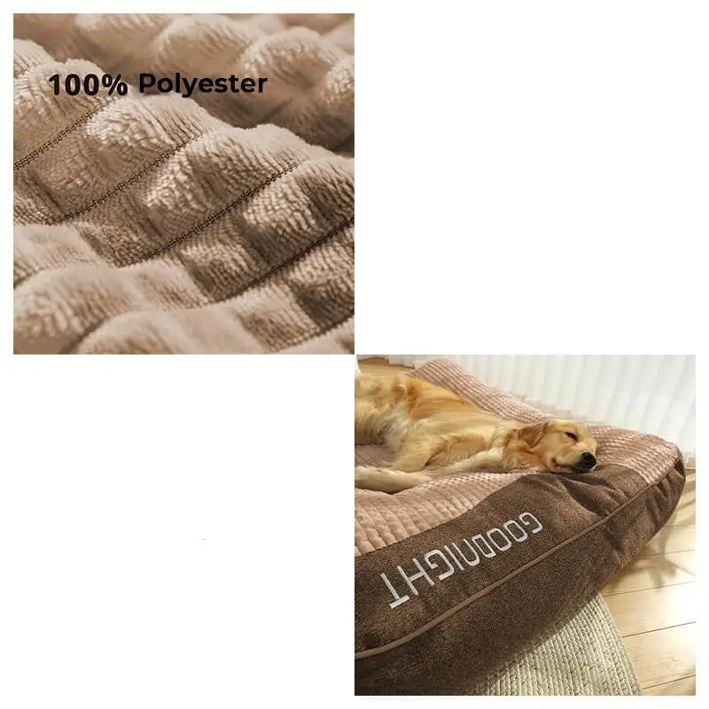 Orthopedic Dog Bed Large Pet With Bolster With Removable Cover - Image 5