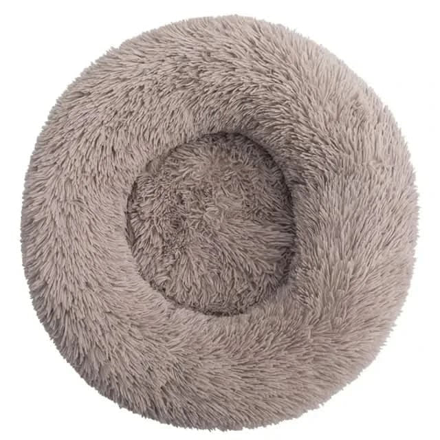 Orthopedic Pet Donut Dog Bed Soft Plush Faux Fur Bolster Cats Dogs Machine Washable - Image 10