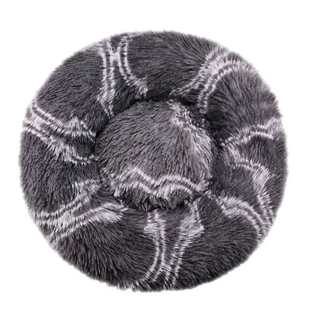 Orthopedic Pet Donut Dog Bed Soft Plush Faux Fur Bolster Cats Dogs Machine Washable - Image 11
