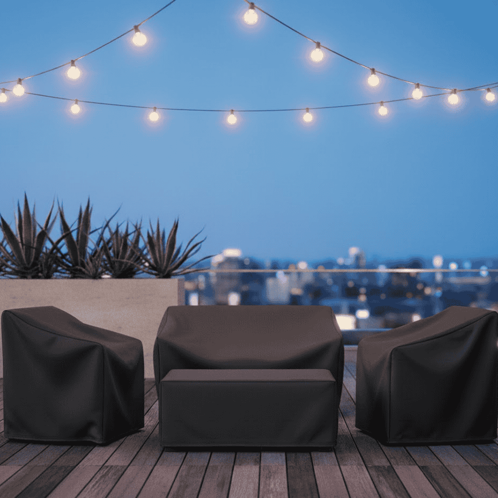 Outdoor Furniture Cover Waterproof Patio and Garden Protection with Reinforced Seams - Image 1
