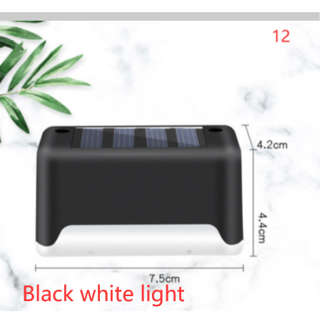 Outdoor Solar Lights for Deck Fence and Pathway with Compact Step Design and Waterproof Mount - Image 1