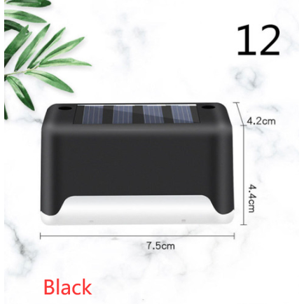 Outdoor Solar Lights for Deck Fence and Pathway with Compact Step Design and Waterproof Mount - Image 3
