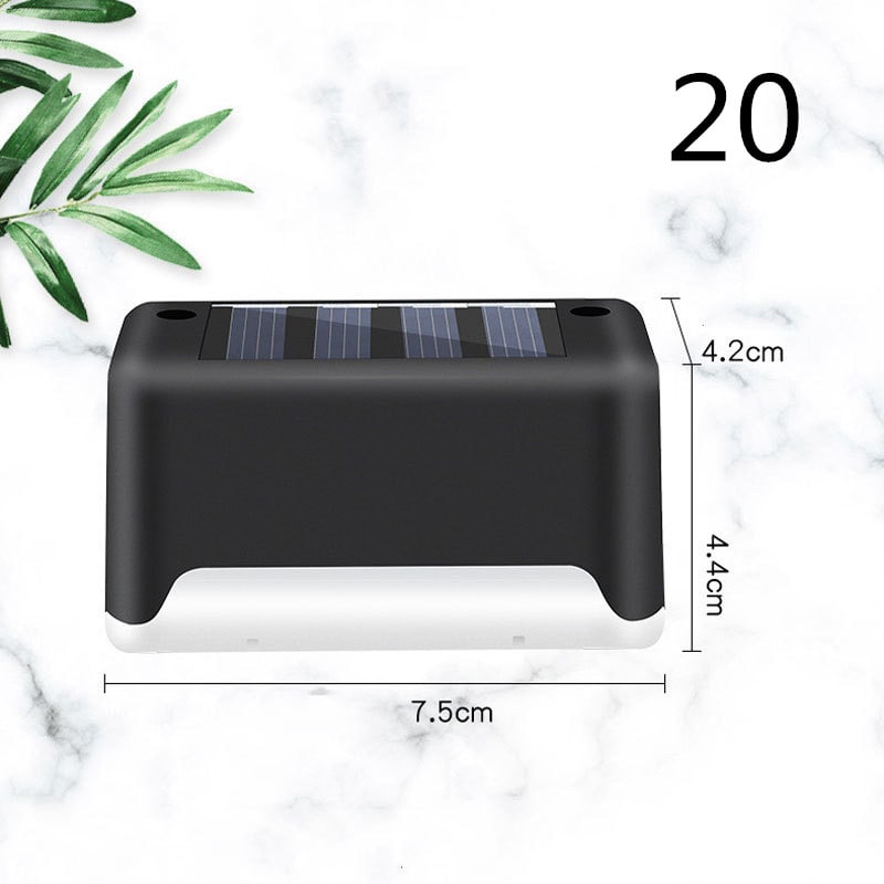 Outdoor Solar Lights for Deck Fence and Pathway with Compact Step Design and Waterproof Mount - Image 38