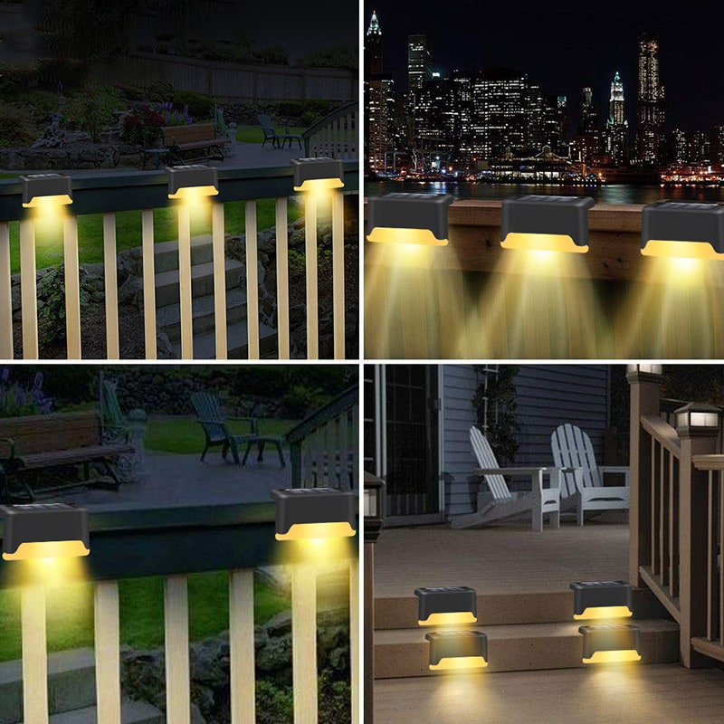 Outdoor Solar Lights for Deck Fence and Pathway with Compact Step Design and Waterproof Mount - Image 49