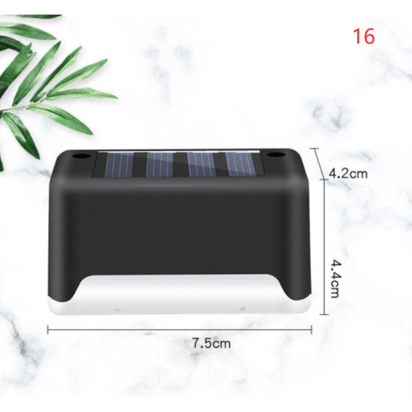 Outdoor Solar Lights for Deck Fence and Pathway with Compact Step Design and Waterproof Mount - Image 8