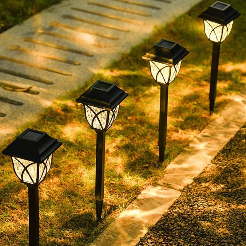 Outdoor Solar Lights Solar Path Lights LED Garden Lights Wireless - Image 1