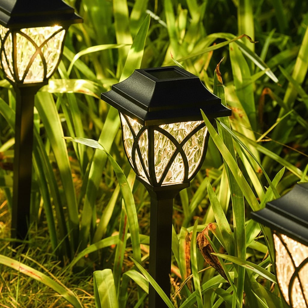 Outdoor Solar Lights Solar Path Lights LED Garden Lights Wireless - Image 4
