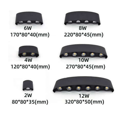 Outdoor Wall Light Energy-Efficient Outdoor Lighting LED Outdoor - Image 9