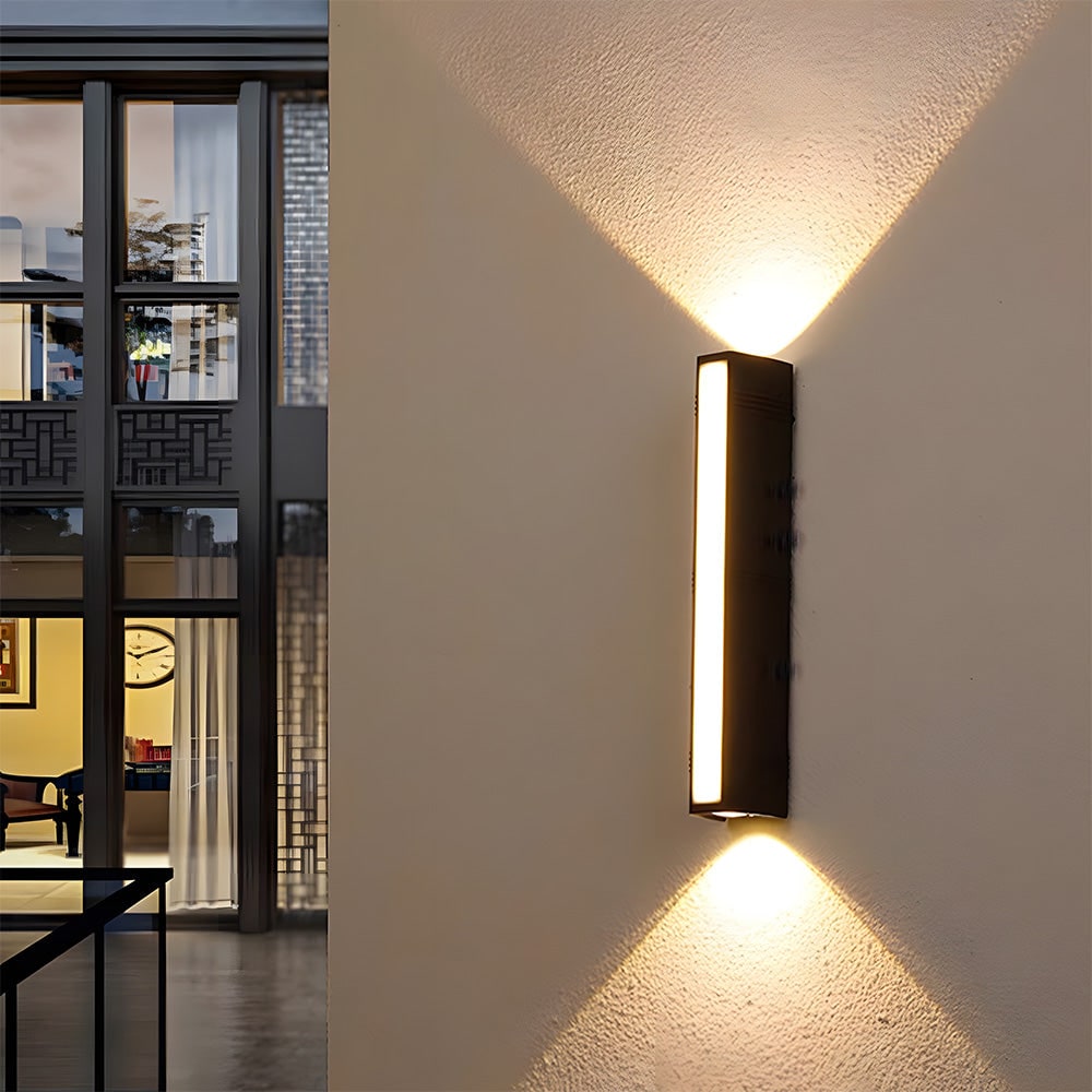 Outdoor Wall Lights LED Up and Down Modern Rectangular with Weather Resistance - Image 12