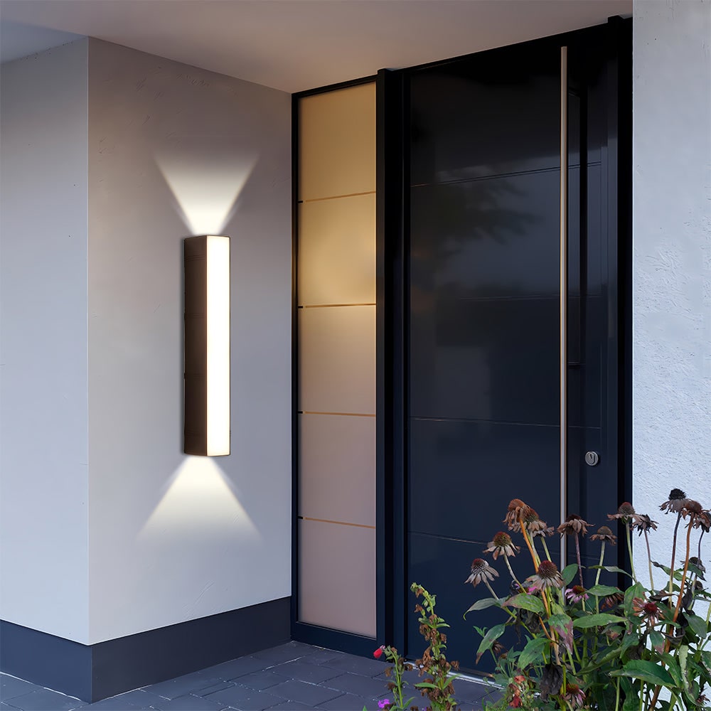 Outdoor Wall Lights LED Up and Down Modern Rectangular with Weather Resistance - Image 6