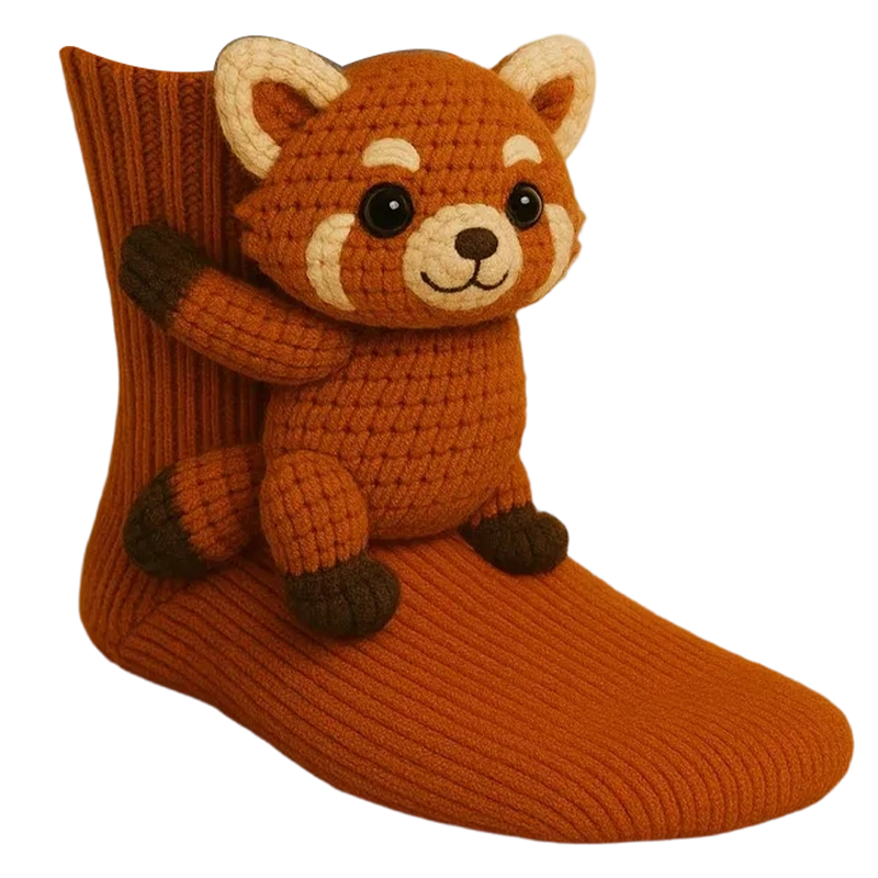 Owl Socks Animal Dress in for Cat Paw Fun Mens - Image 3