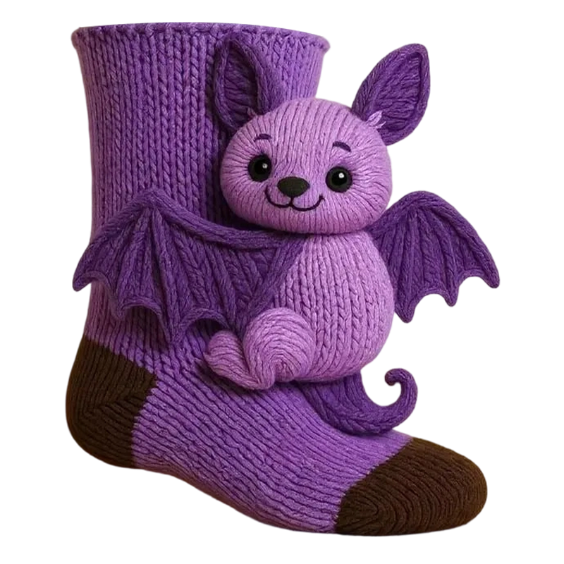 Owl Socks Animal Dress in for Cat Paw Fun Mens - Image 6