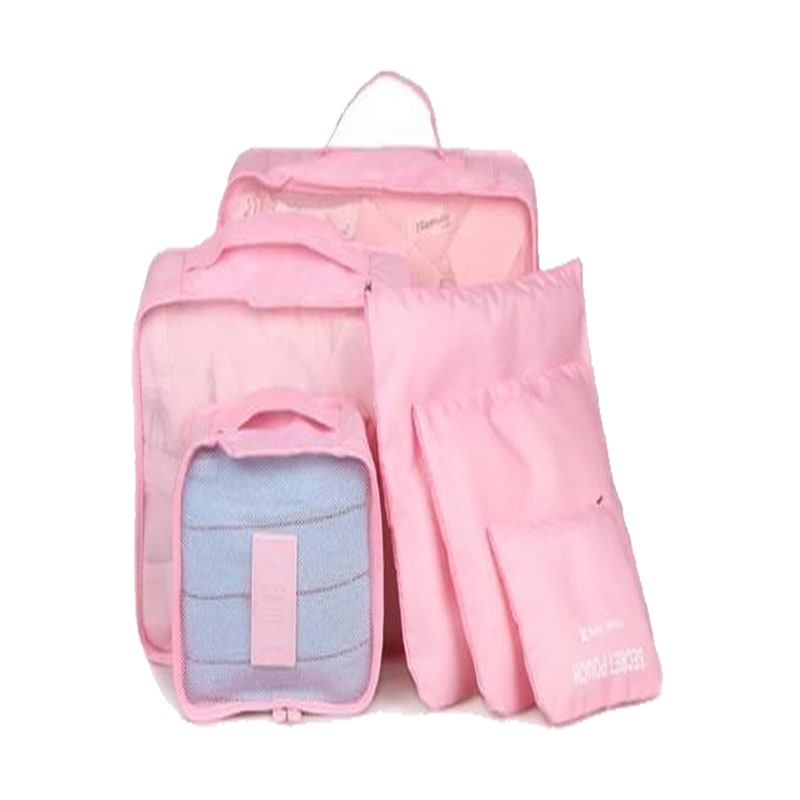 Packing Cubes and Compression Bags Travel Organizer Set with Mesh Pouches and Zipper Closures - Image 3