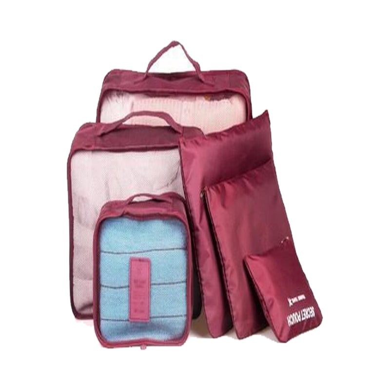 Packing Cubes and Compression Bags Travel Organizer Set with Mesh Pouches and Zipper Closures - Image 6