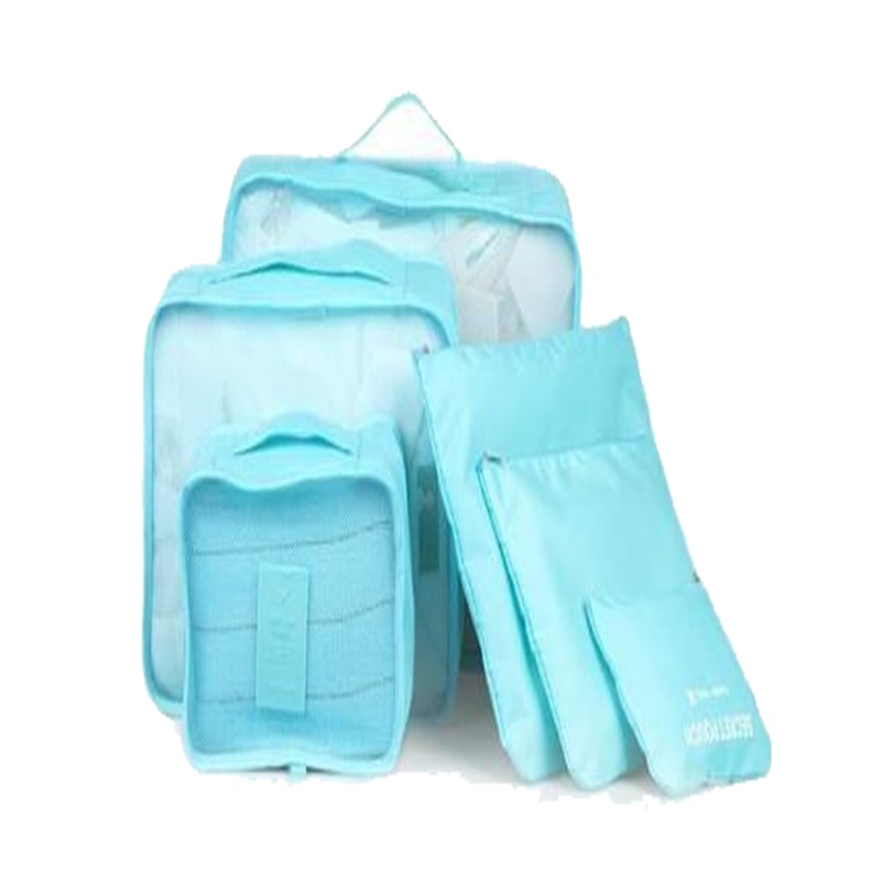 Packing Cubes and Compression Bags Travel Organizer Set with Mesh Pouches and Zipper Closures - Image 7