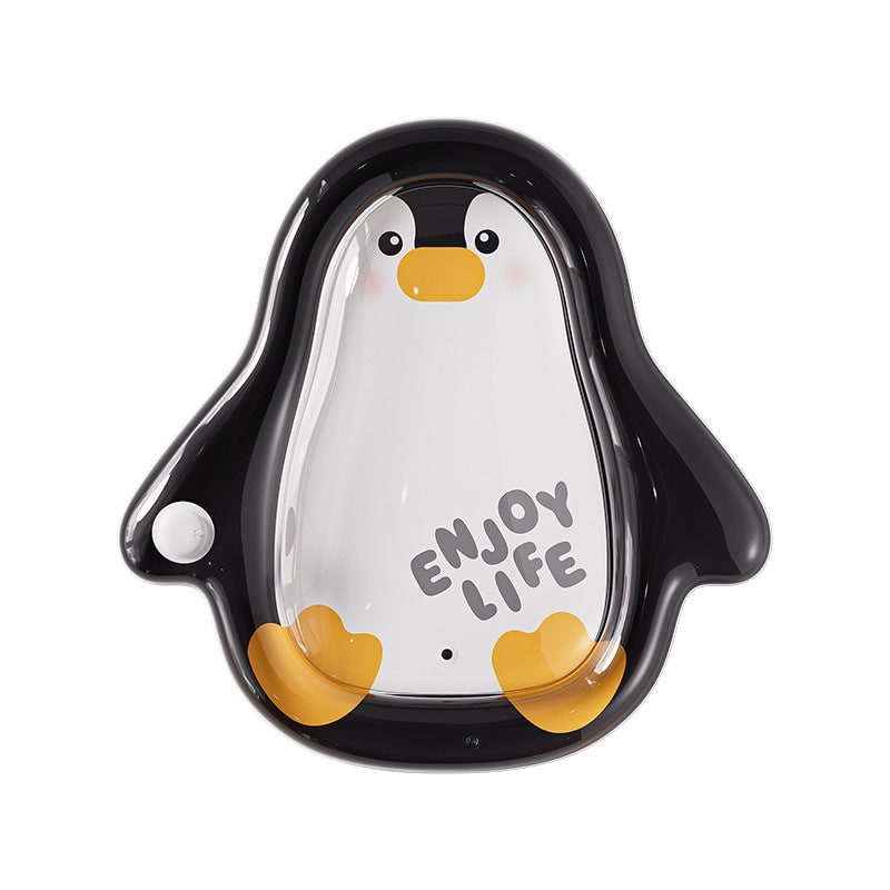 Penguin Hot Water Bottle Shaped Cute Animal Design PVC - Image 1