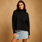 Women's Basic Jersey - High Collar for Ultimate Comfort and Style