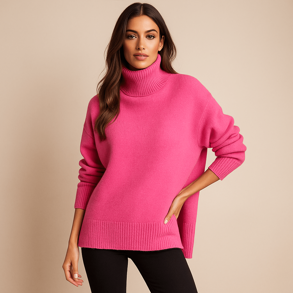 Women's Basic Jersey - High Collar for Ultimate Comfort and Style