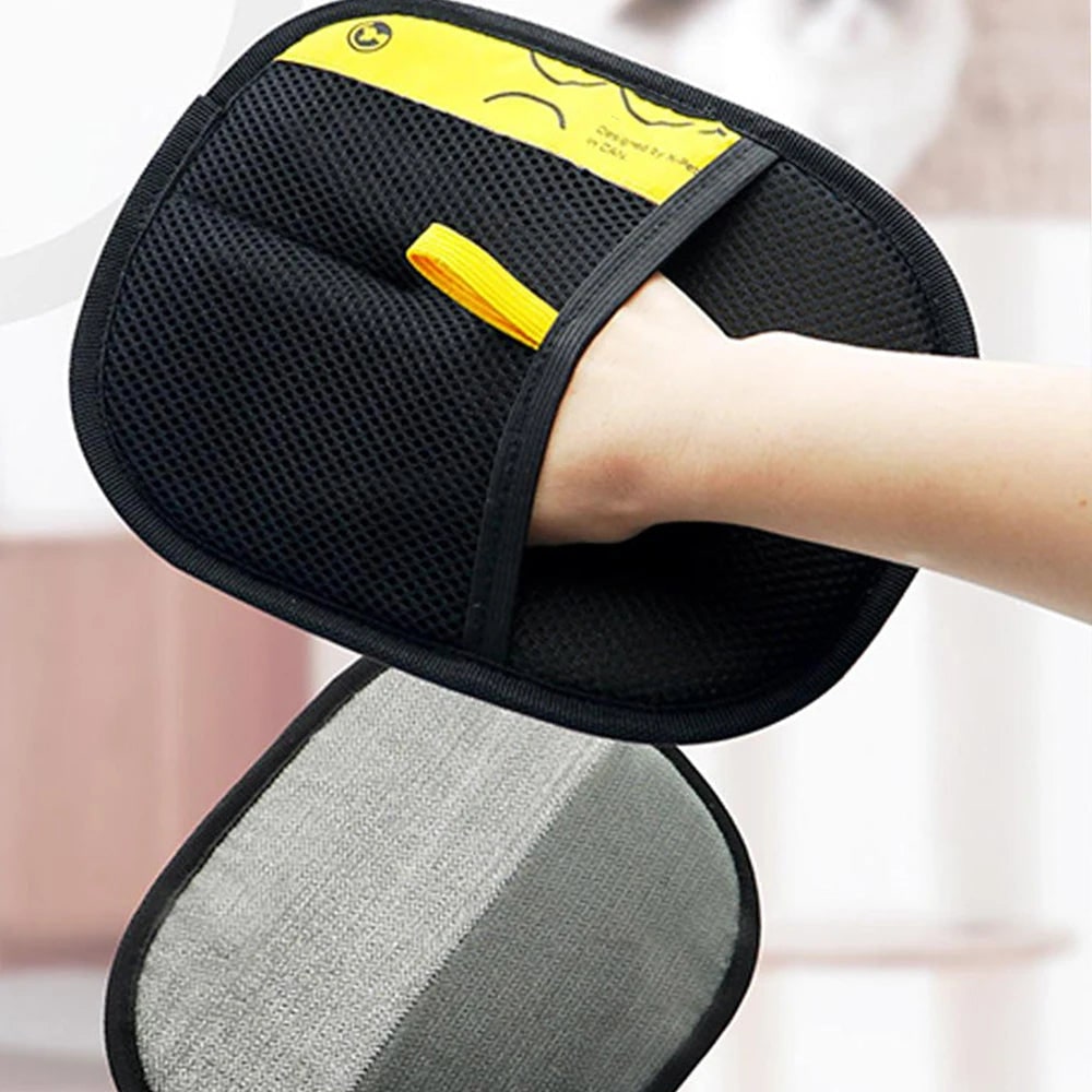 Pet Hair Remover Gloves Dog Grooming Gentle Massage - Image 1