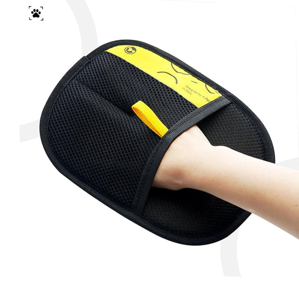 Pet Hair Remover Gloves Dog Grooming Gentle Massage - Image 3