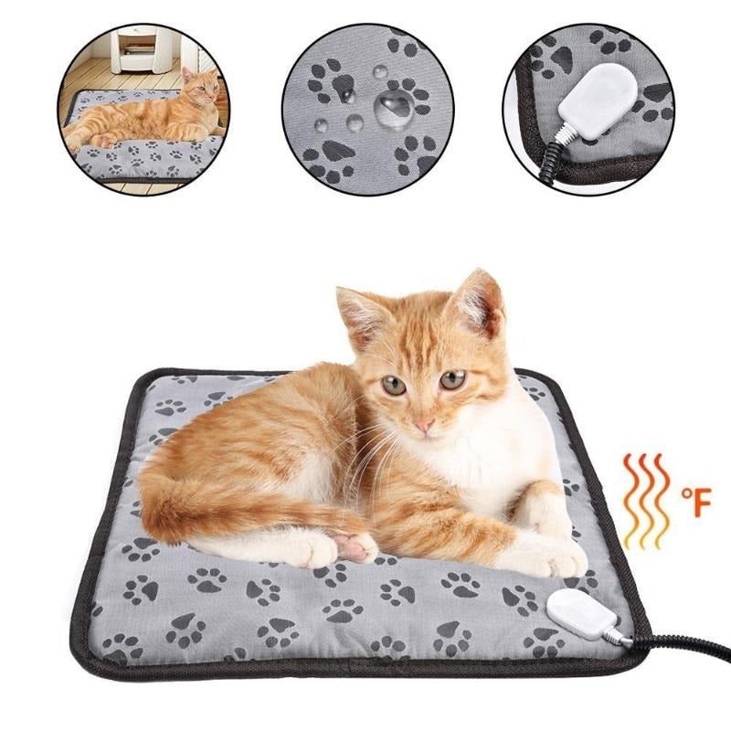 Pet Heating Pad and Electric Dog Cat with Waterproof Cord Protector and Temperature Control - Image 2