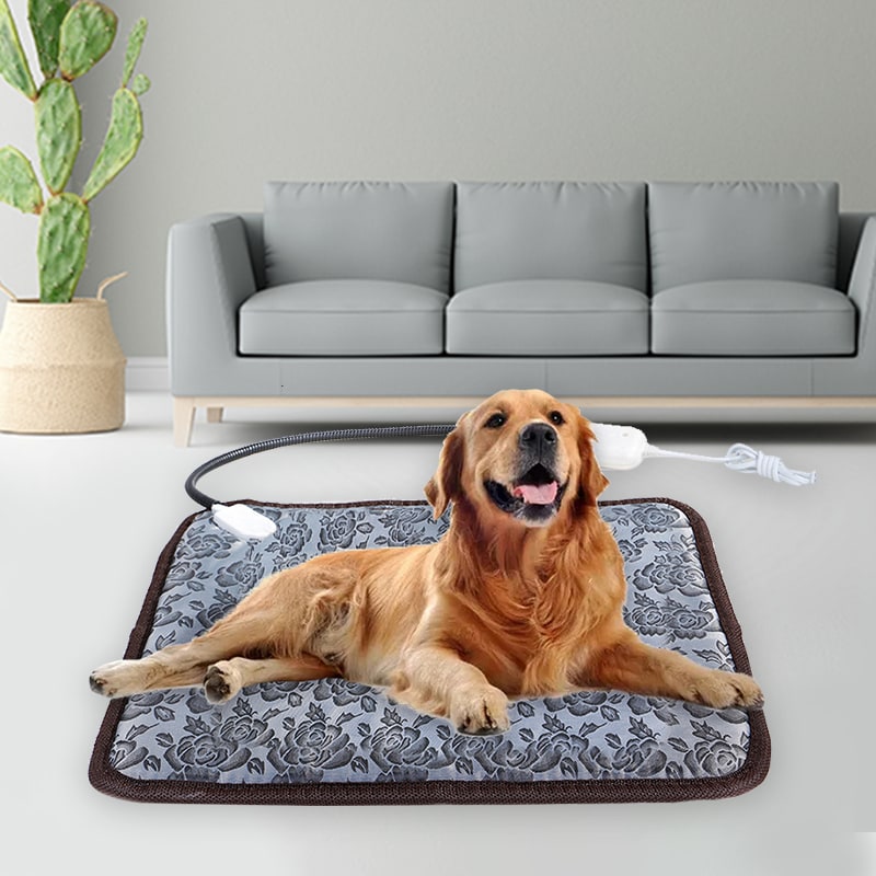 Pet Heating Pad and Electric Dog Cat with Waterproof Cord Protector and Temperature Control - Image 3