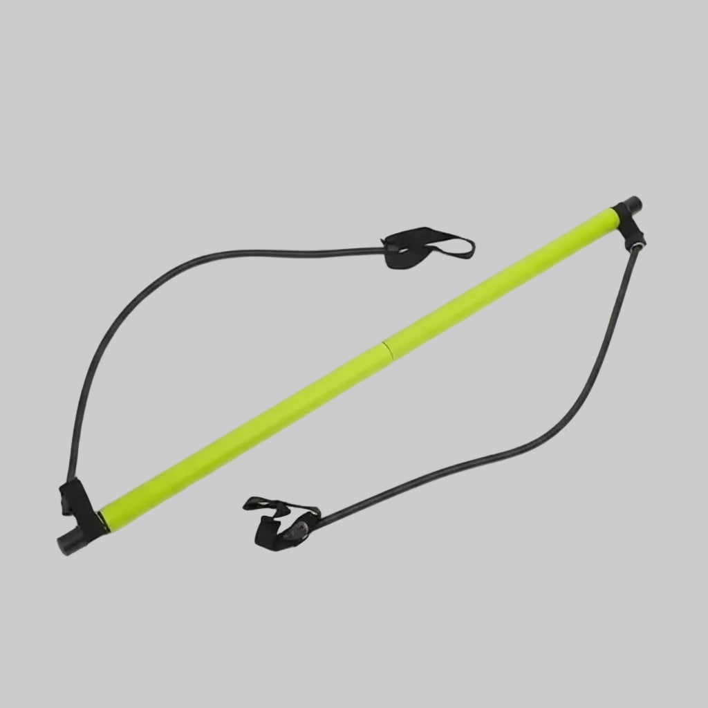 Pilates Bar Kit Portable Training Detachable Foam Grip Resistance Bands - Image 7