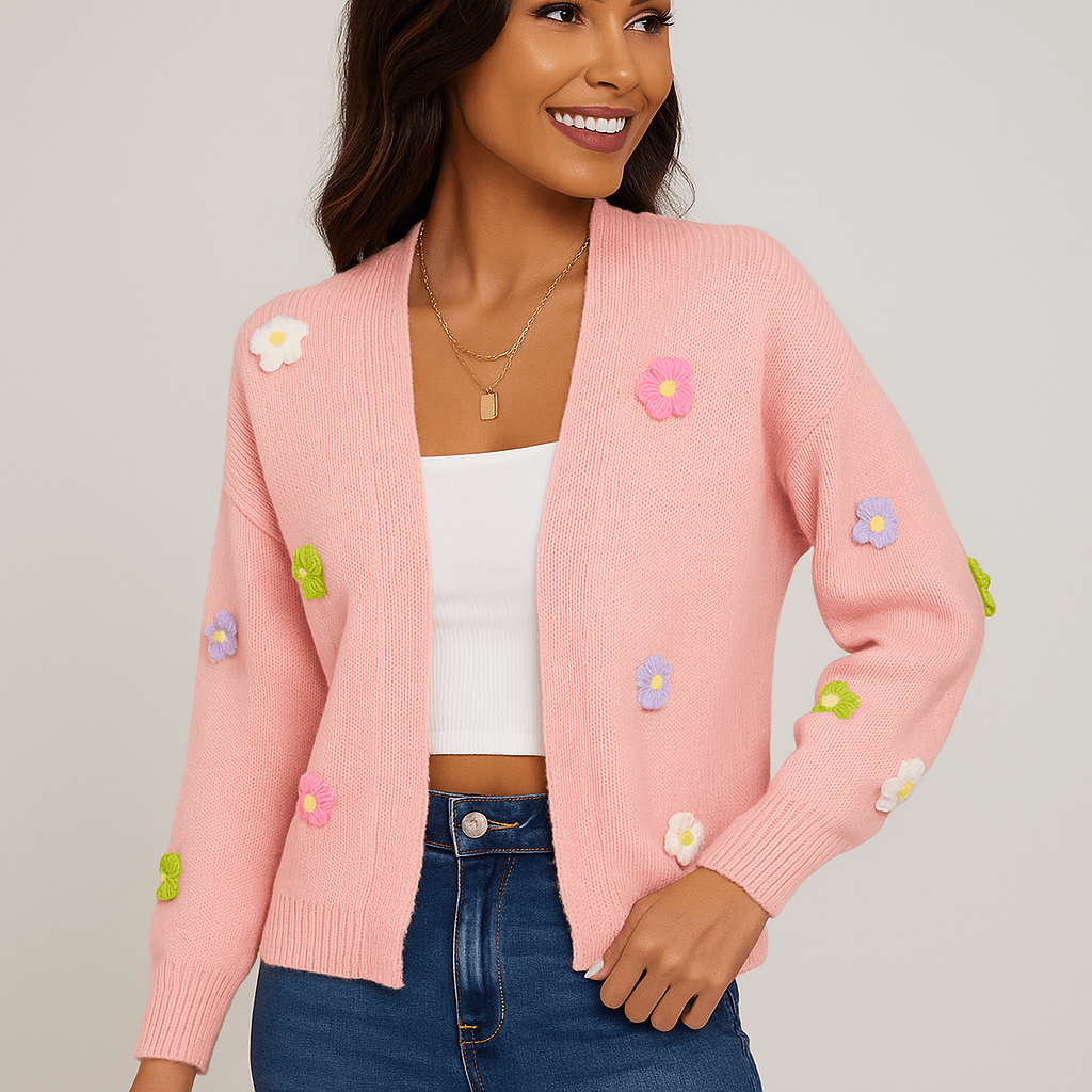 Cozy Open-Front Long-Sleeve Cardigan - Effortless Style