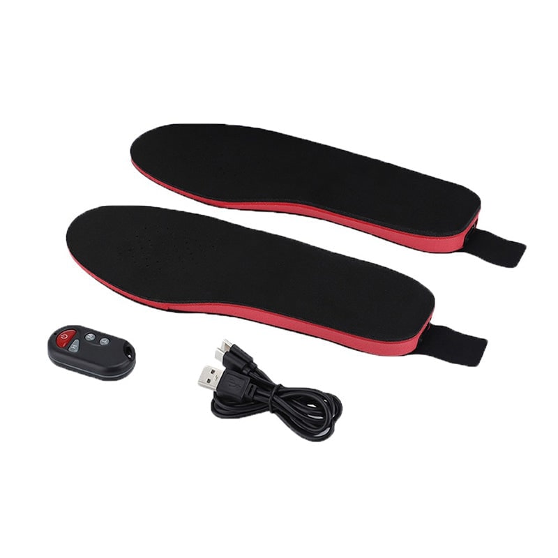 Plantar Fascia High Arch Support Custom Orthotic Heated Insoles with Remote Control - Image 5