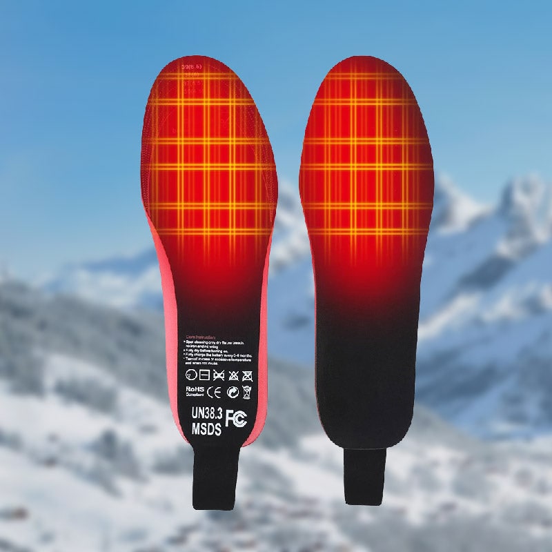 Plantar Fascia High Arch Support Custom Orthotic Heated Insoles with Remote Control - Image 7